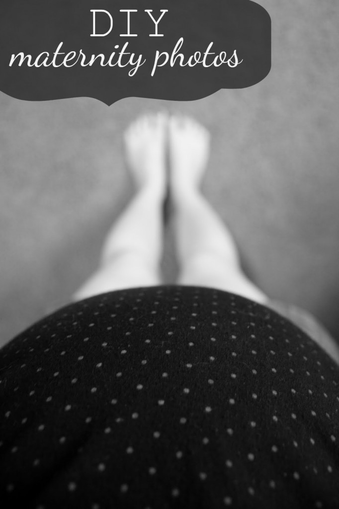 Simple DIY maternity photos
