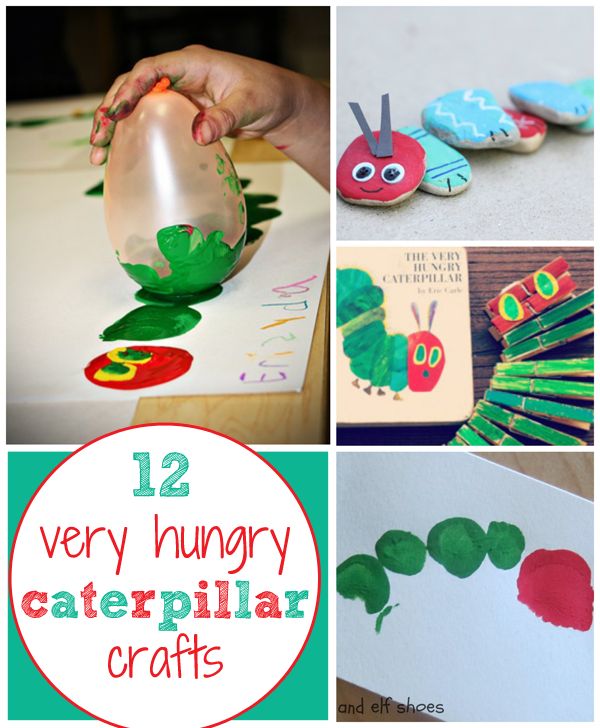 Button Caterpillar Craft Easy Very Hungry Caterpillar Kids DIY