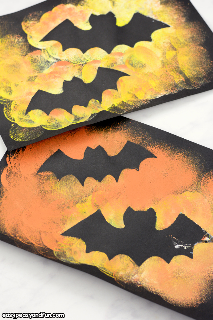 Bat Silhouette Art Project