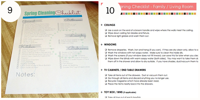 Free Cleaning Checklists