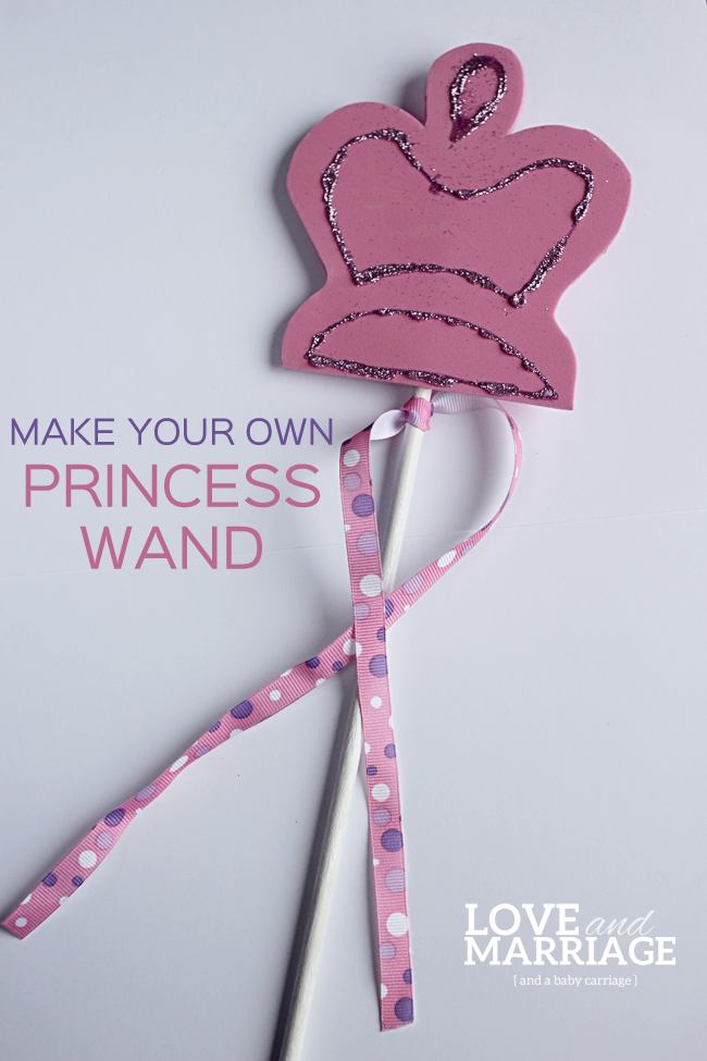 Princess Craft {Make Your Own Wand!}