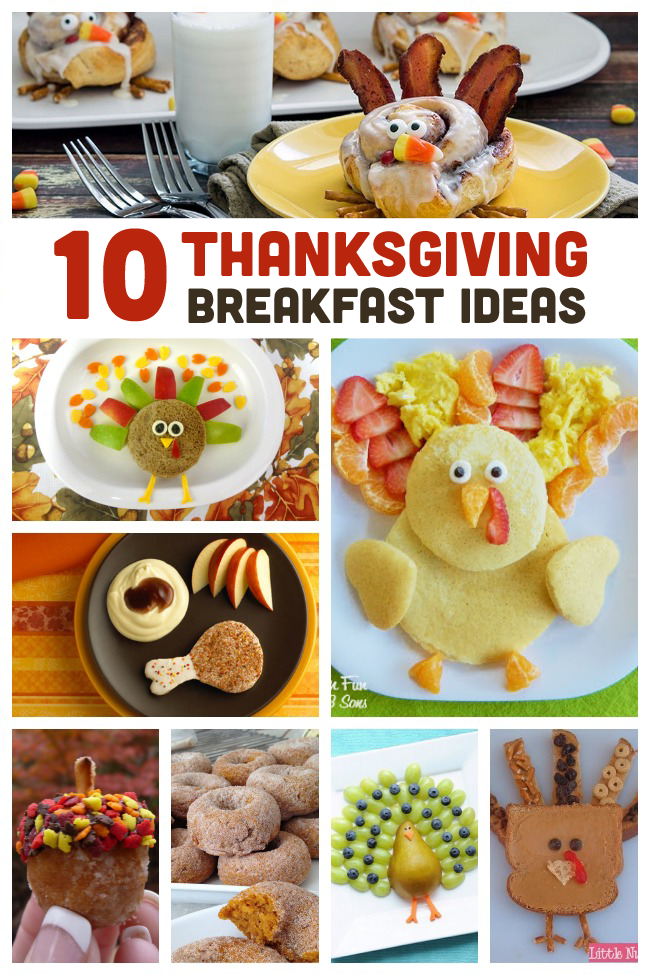 10 Fun Thanksgiving Breakfast Ideas #Recipes