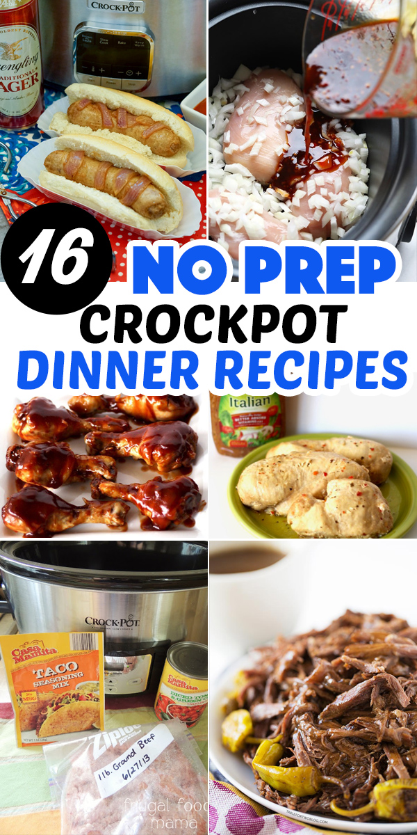15 No-Prep Crockpot Meals - Love and Marriage