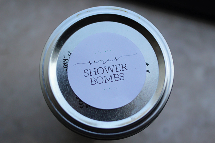 How to make sinus shower bombs plus a free printable!
