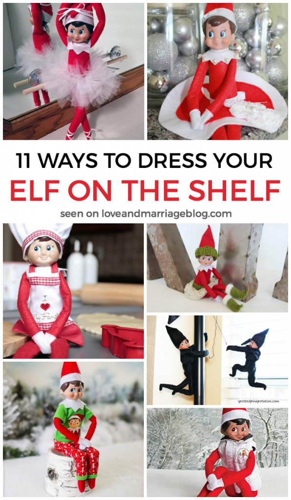 11 Awesome Elf On The Shelf Clothes - Love and Marriage