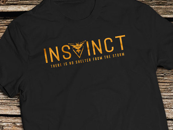 Team Instinct Pokemon Go T-Shirt