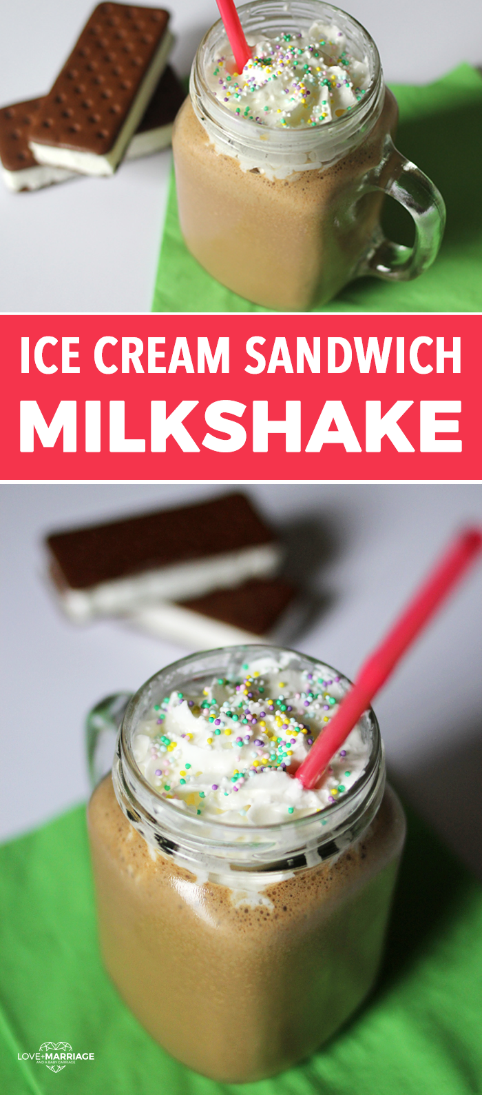 Ice Cream Sandwich Milkshake