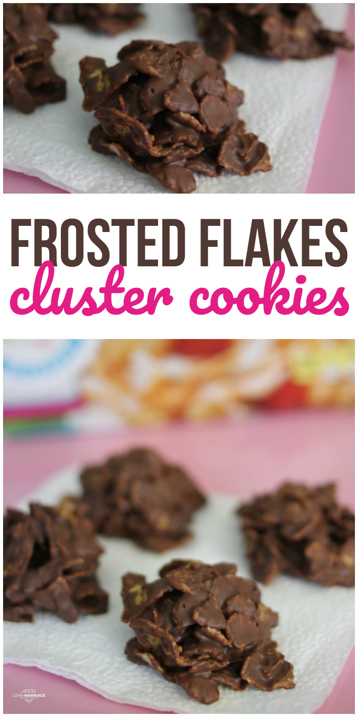 Frosted Flakes Cluster Cookies