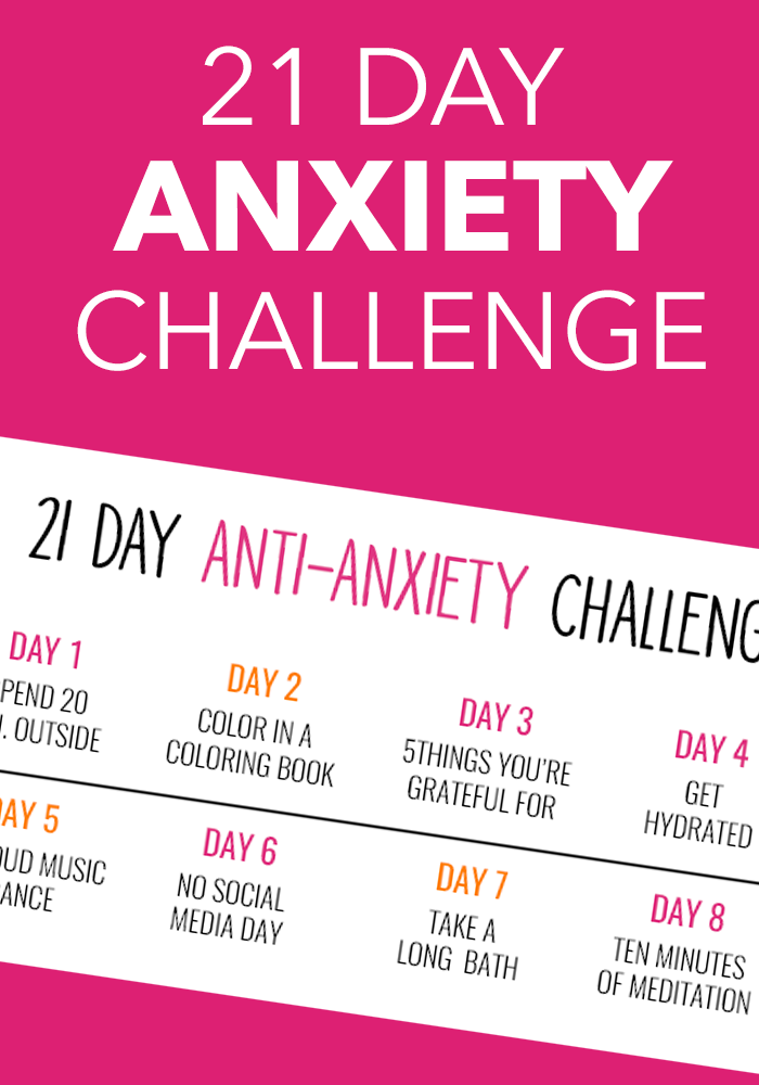 21 Day Anxiety Challenge