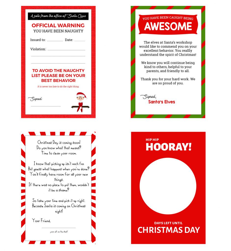 Elf On The Shelf Printable Kit - Love and Marriage