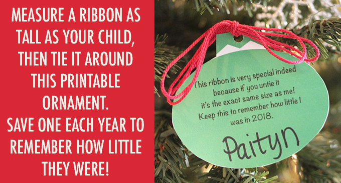 Sweet Memory Ornament Christmas Printables Love and Marriage