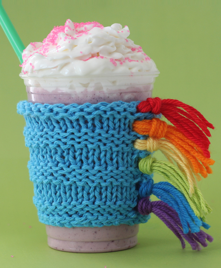 Unicorn Drink Cozy Crochet Pattern