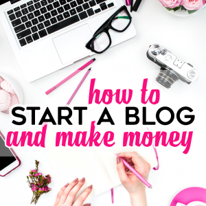 Start a blog and make extra money.