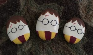 Harry Potter Painted Rocks