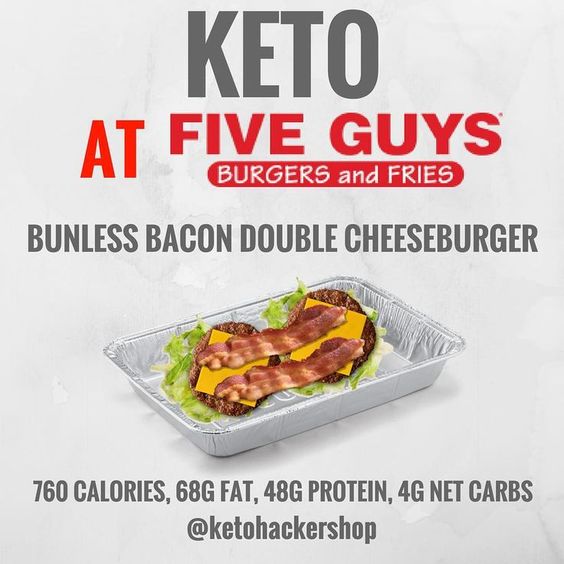 How to order Keto at Five Guys