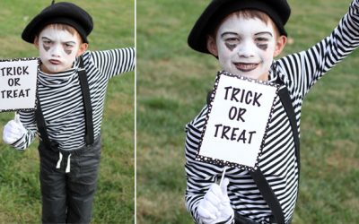 Adorably Easy Mime Costume