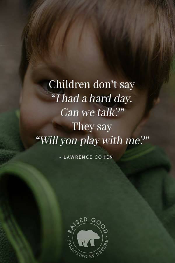 Kids Don't Say They Need To Talk To You, They Say 'Play With Me' - Love and  Marriage