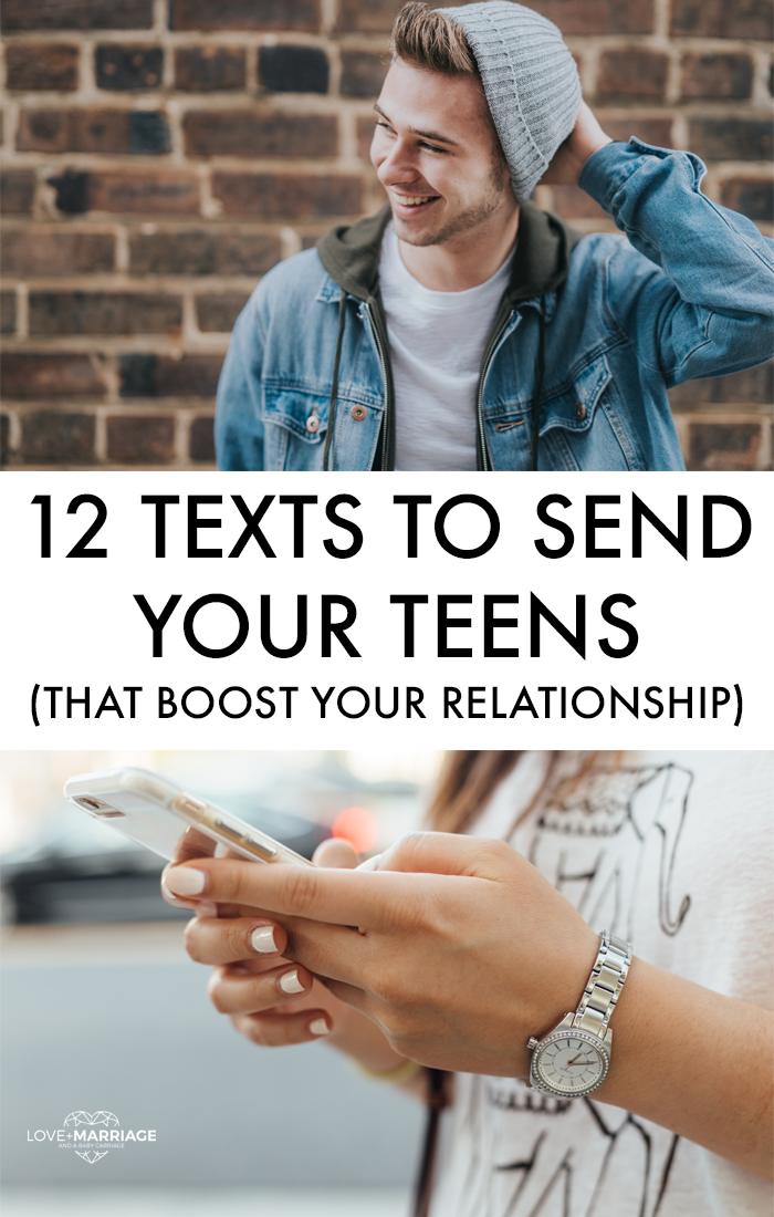12 Texts To Send Your Teenagers That Boost Your Relationship