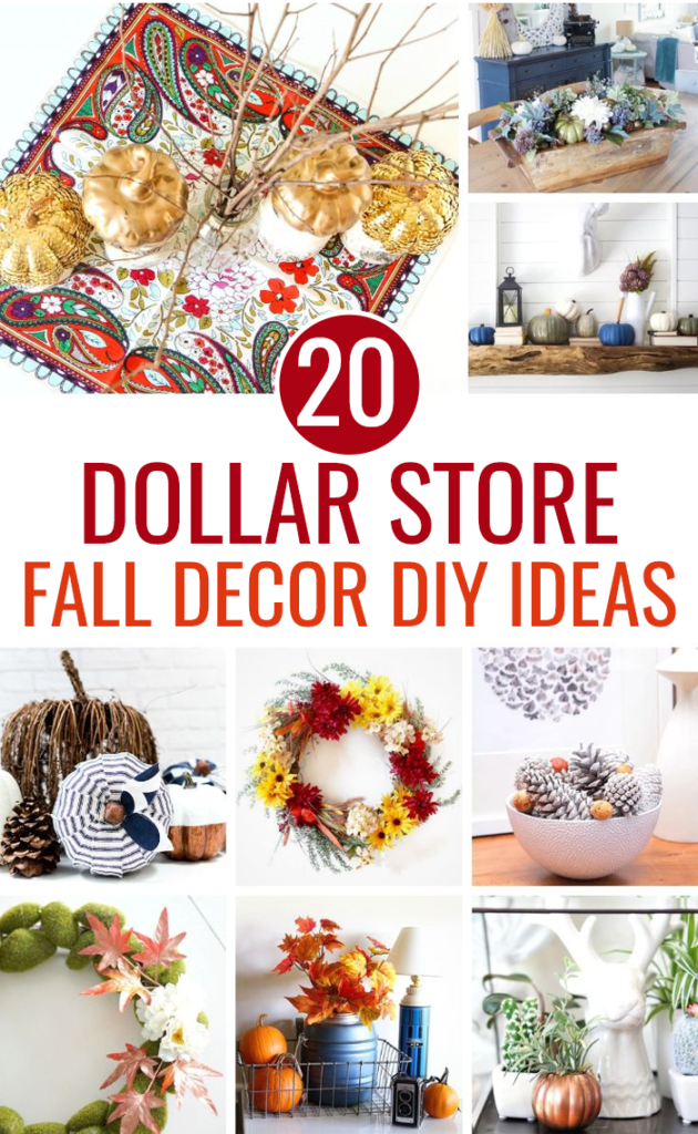 20 Dollar Tree Fall Decor DIY Ideas - Love and Marriage