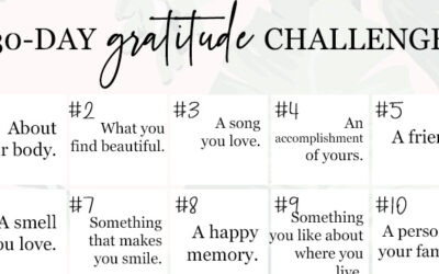 This 30-Day Gratitude Challenge is a super simple way to being a happier you. 