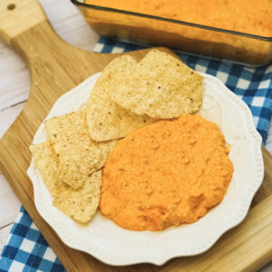 Buffalo Chicken Dip is a super easy recipe with just four ingredients. If you like hot wings and hot sauce this dip is for you.