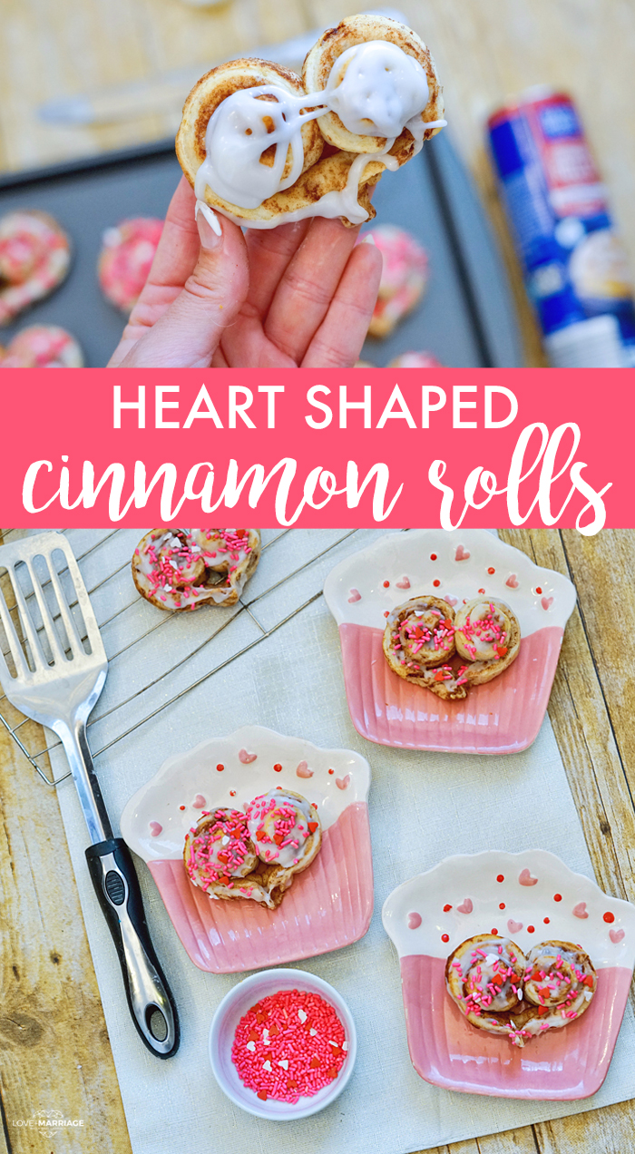 How To Make Heart Shaped Cinnamon Rolls for Valentine's Day