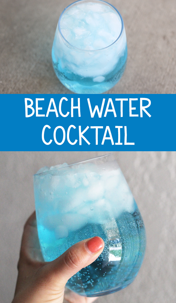 Beach Water Cocktail Recipe with just 3 Ingredients