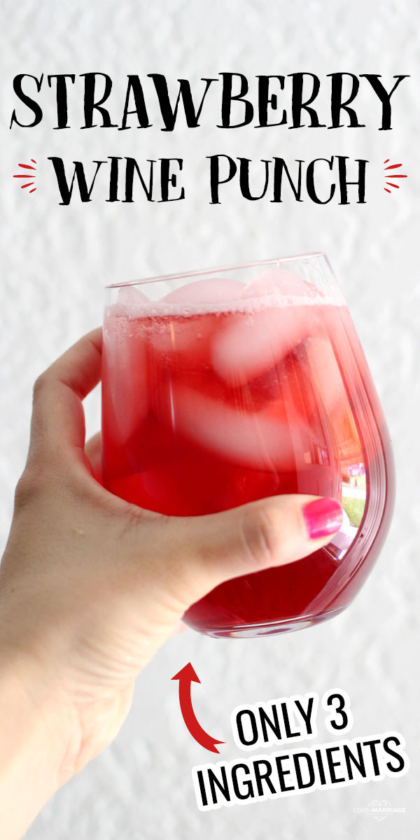 Strawberry Wine Punch Cocktail Recipe