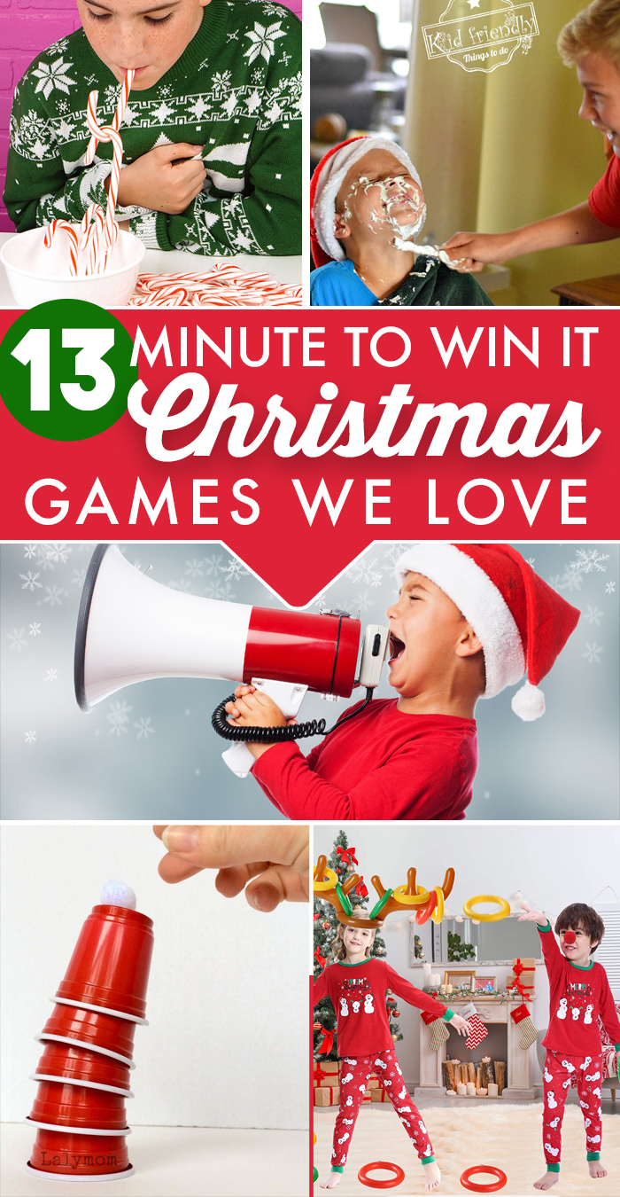 13 Best Christmas Minute to Win It Games - Love and Marriage