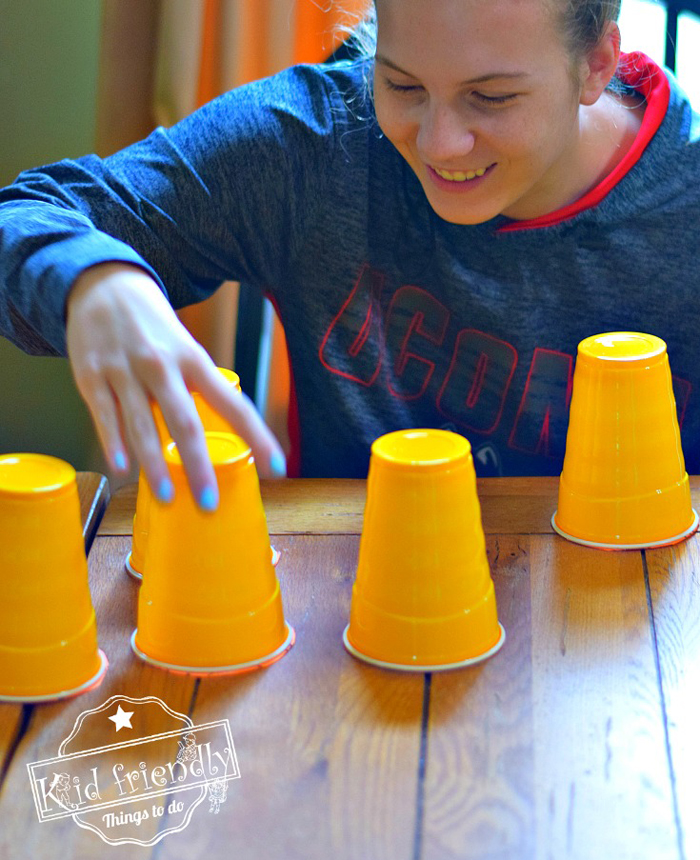 Candy Corn Shake Up - Thanksgiving Minute To Win It Games for kids and family