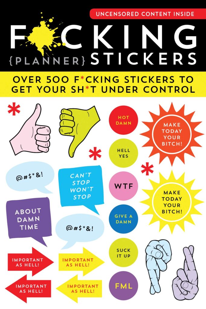 funny planner stickers