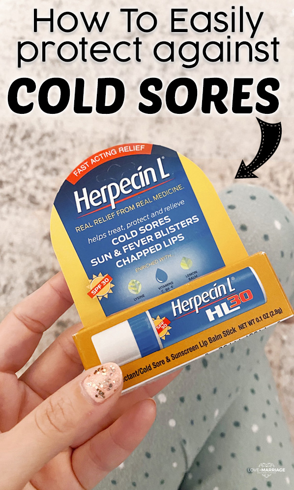 How To Easily Keep A Cold Sore Away. Simple relief and protection prevention from those pesky
blisters with a quick swipe of lip balm! #ad #ConfidentWithHerpecin #herpecin #protectyourlips