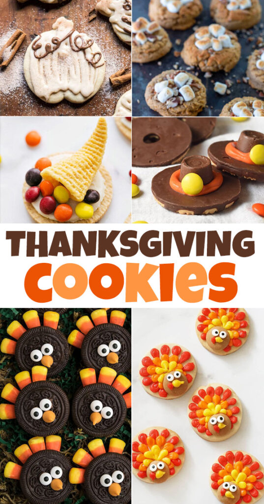The BEST Thanksgiving Cookies recipes - great for your dessert table this year. #Recipes #Cookies #Dessert