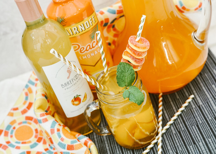 Peach Sangria - The Easiest Recipe with 4-Ingredients   