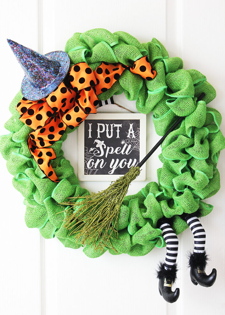 Wicked Witch Wreath Craft 