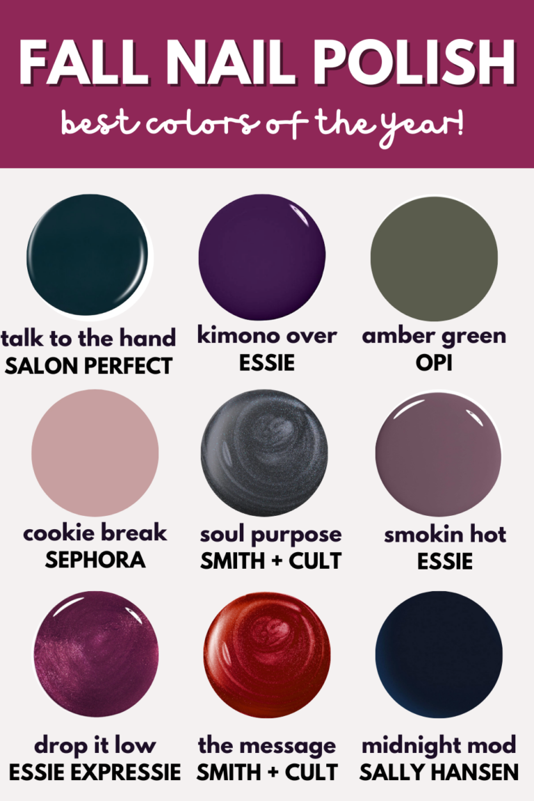 My Favorite Fall Nail Polish Colors - Love and Marriage