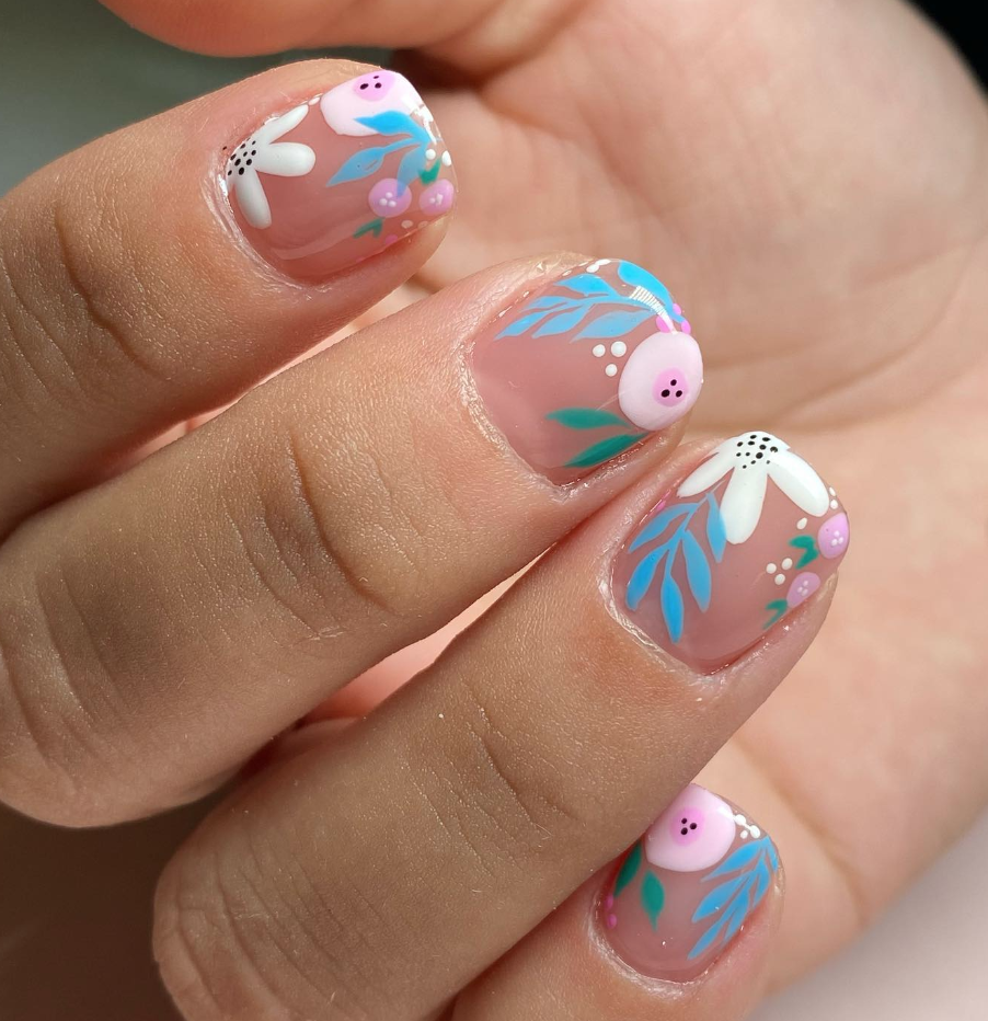 Beautiful Spring and Easter nail design inspiration.
