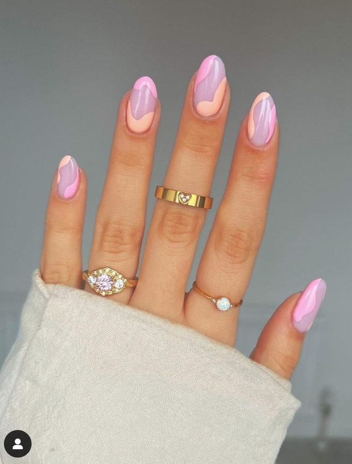 Pretty Pastel Spring Nails 