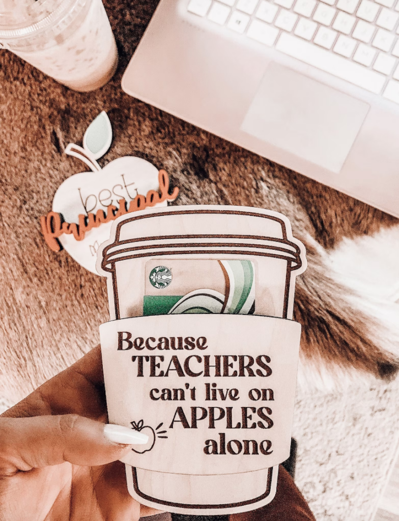 Coffee Gift Card for Teachers