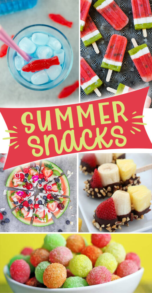 Super fun Summer Snacks - drinks and treats for the family to enjoy all summer.