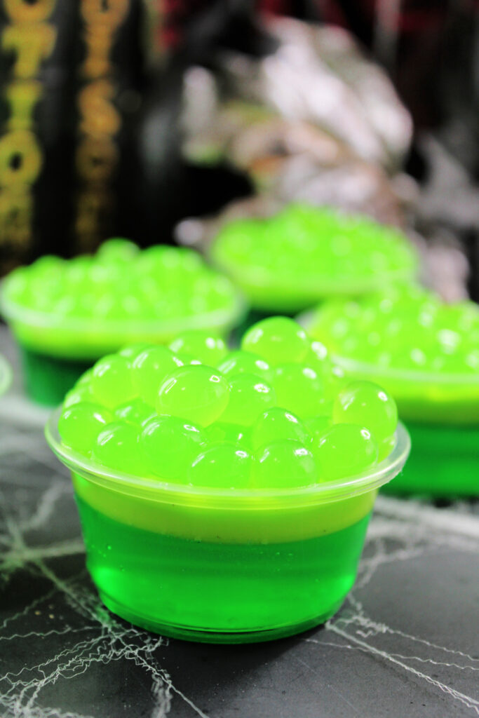 Bubbling Witches Brew - Halloween Jello Shots