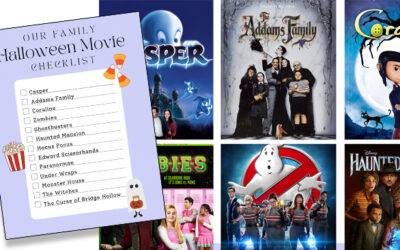 Family Halloween Movies Checklist