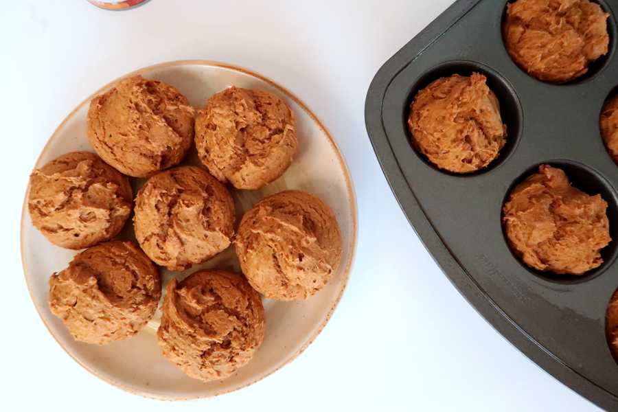 These 2-ingredient pumpkin muffins are one of the best (and definitely the easiest) fall dessert ever. Fills our home with the smell of fall!