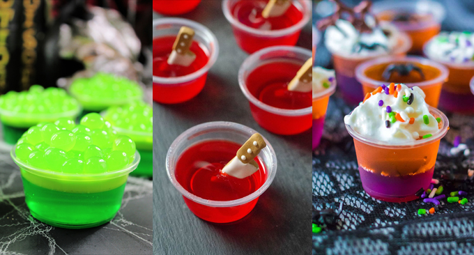 Ghost Jello Shots - Life With The Crust Cut Off