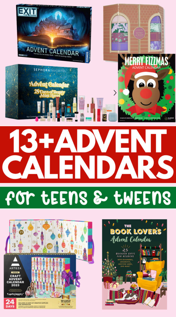 13+ Advent Calendars for Tweens and Teens - countdown to Christmas!