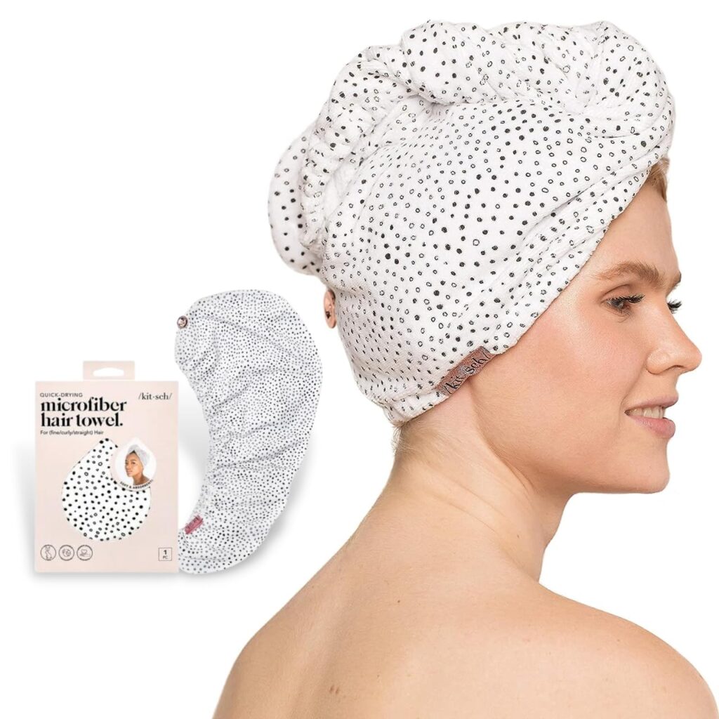 Kitsch Microfiber Hair Towel - Best White Elephant Gifts