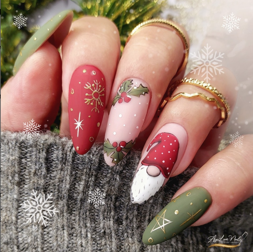 Christmas Nails Art Design