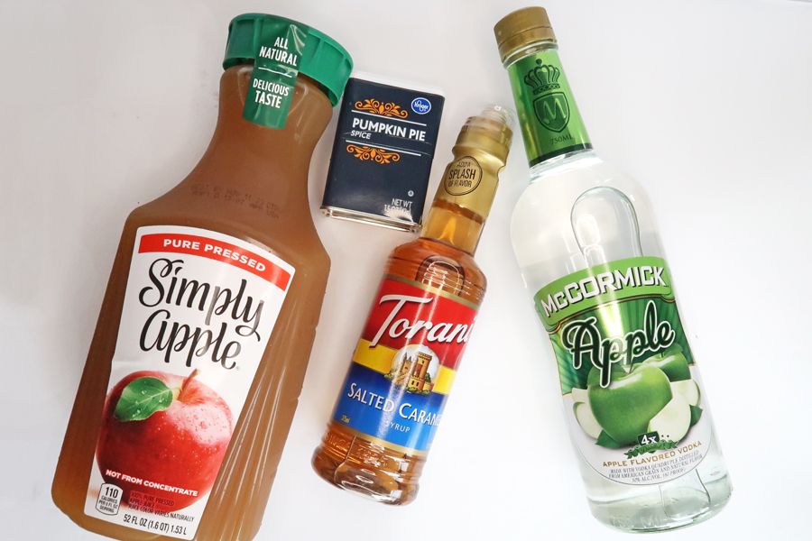 Ingredients for Thanksgiving Punch