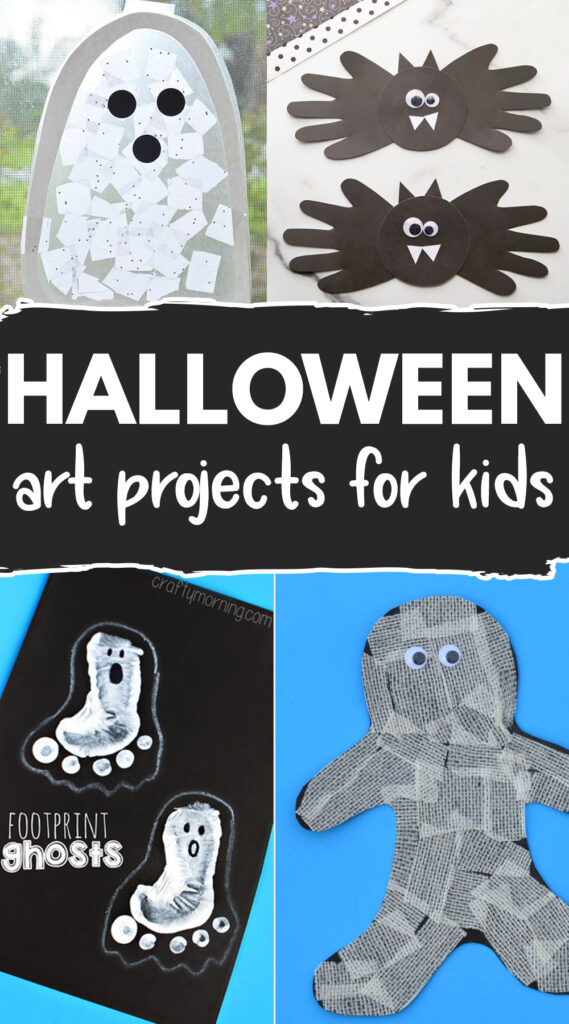 Toddler Halloween Art Projects - lots of easy Halloween crafts even the smallest artists can make.