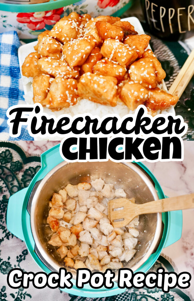 Make Firecracker Chicken quick and easy right at home in the Instant Pot in under 10 minutes. | Instant Pot Chicken Recipes